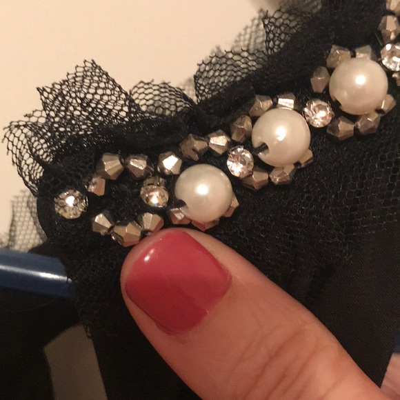 Betsy Johnson wide leg bodysuit - Picture 6 of 7